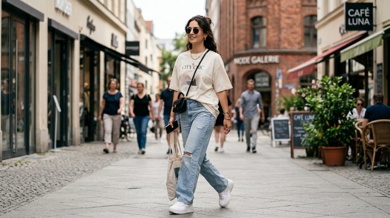 Lässiger Streetstyle 2026: So stylst du Oversized-Shirts für den perfekten Sommer-Look