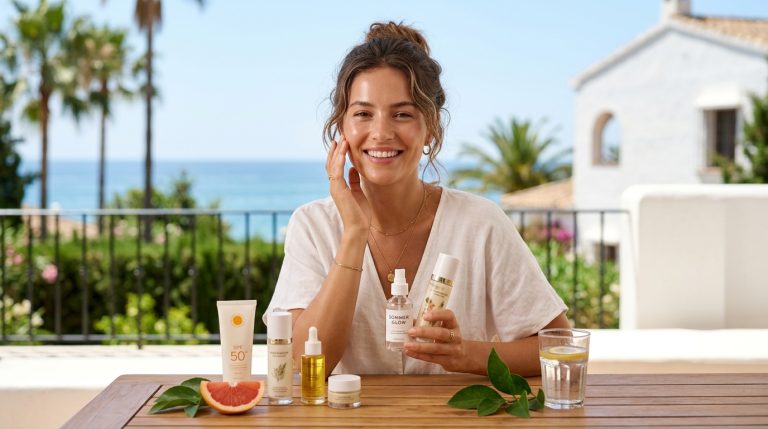 Sommer-Hautpflege-Routine: Die besten Tipps für einen strahlenden Teint bei Hitze
