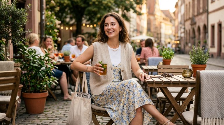 Sommer-Schicht-Look: So stylst du leichte Layering-Outfits für laue Abende 2026