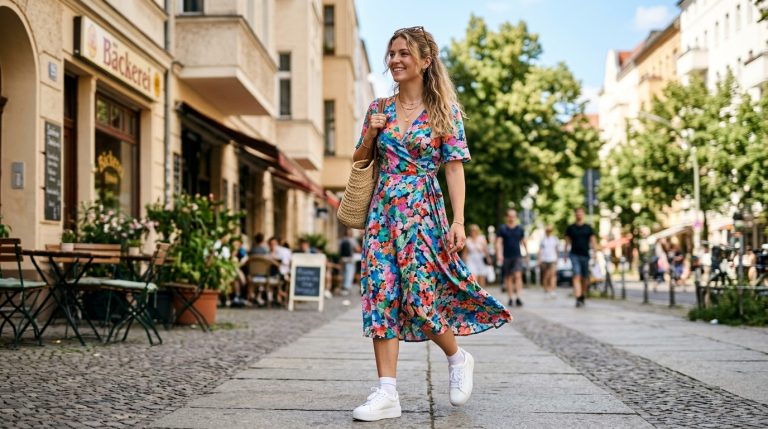 Sneaker zum Kleid: So stylst du den ultimativen lässigen Streetstyle-Look im Sommer 2026