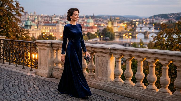 Langärmelige Abendkleider: So stylst du den eleganten Trend für kühle Herbstnächte 2026