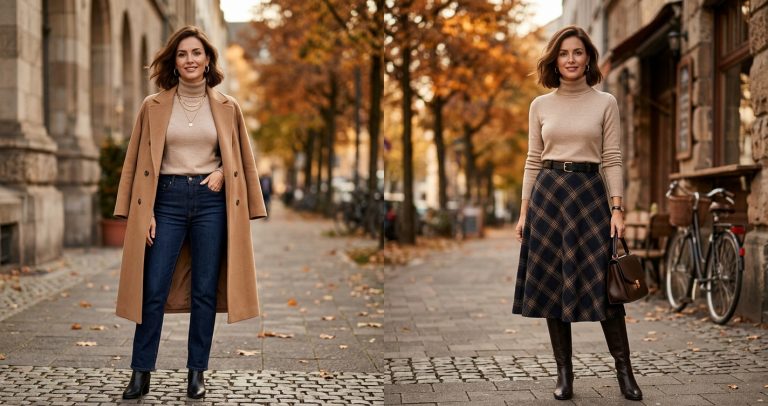 Rollkragenpullover kombinieren: 5 elegante Styling-Ideen für den Herbst 2026